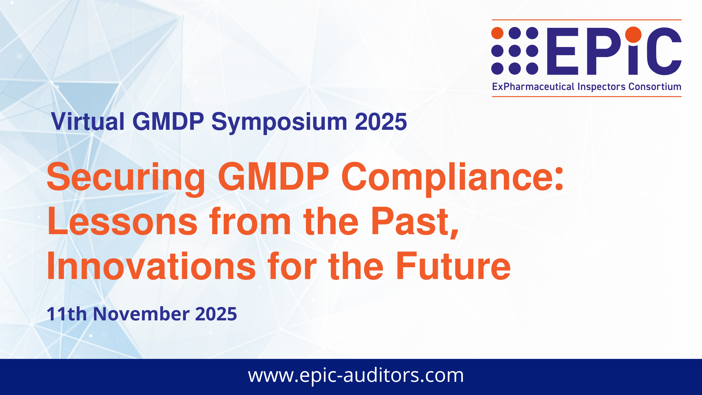 GMDP Symposium 2025 SAVE THE DATE